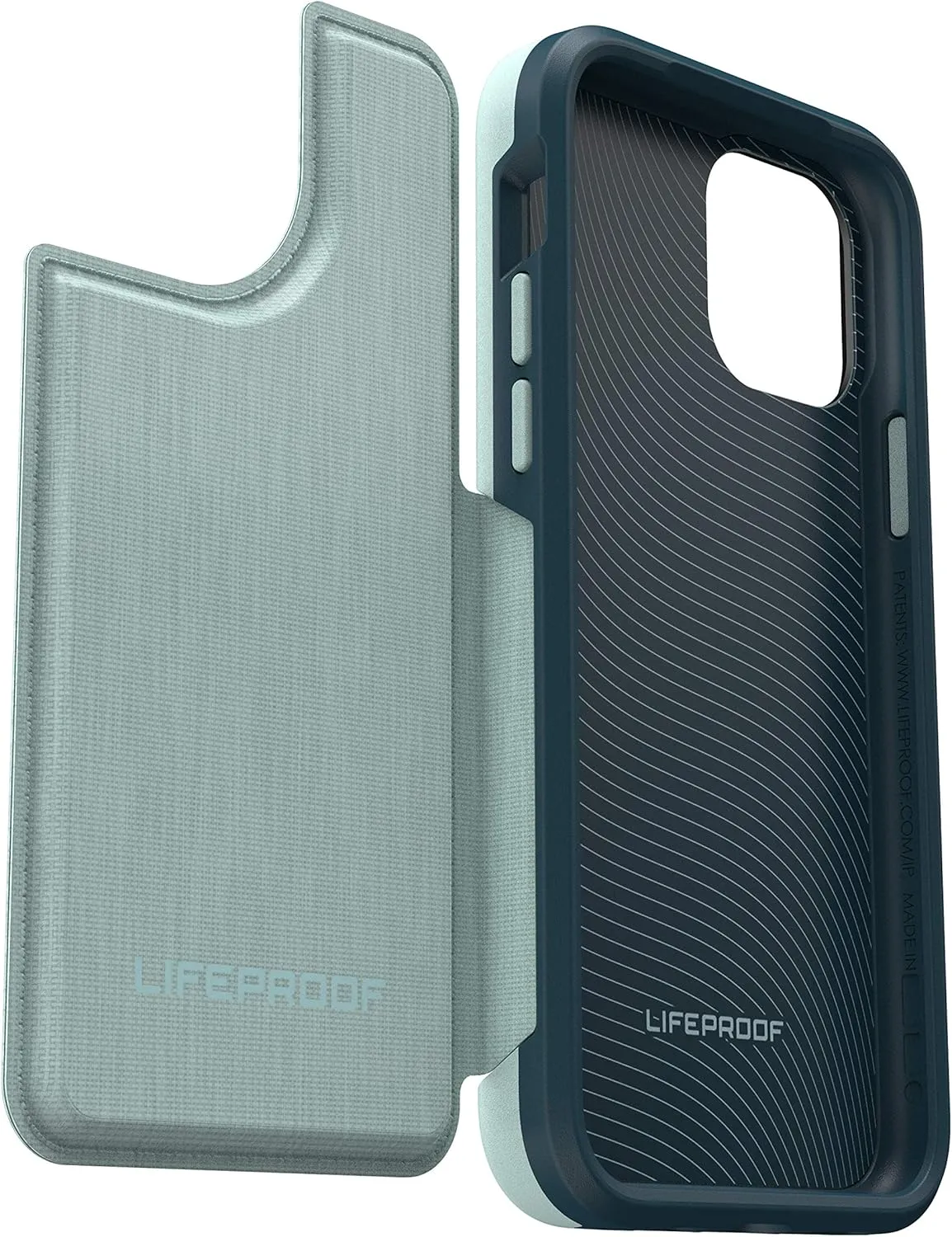 LifeProof FLIP SERIES Wallet Case for iPhone 11 Pro - WATER LILY (SURF SPRAY/DARK JADE)