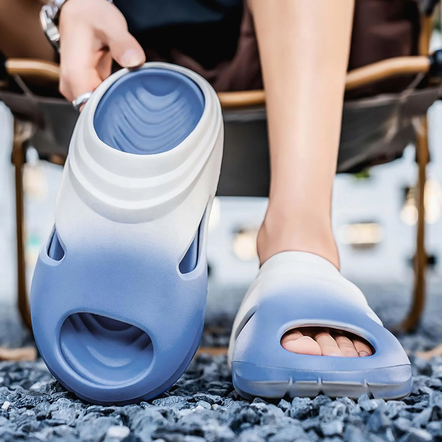Lightweight Breathable Slippers - Soft EVA Memory Foam Clog Slides with Anti-Slip Sole for Men & Women, Indoor/Outdoor Use