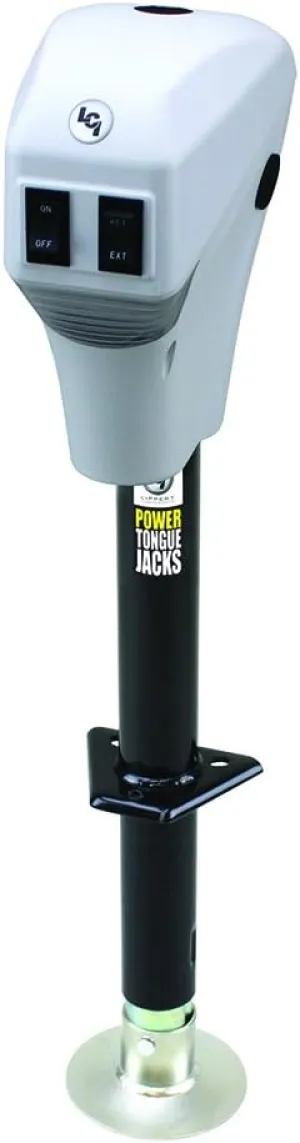 Lippert Components 285322 White Power Tongue Jack