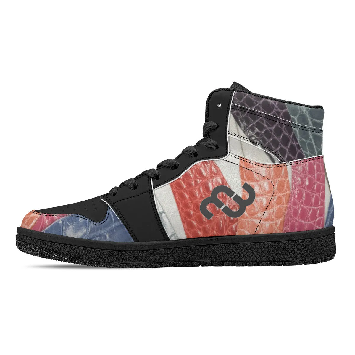 Local delivery Money Bottom High-Top Leather colors Sneakers D16 High-end design Bushae Leather Black - Synthetic