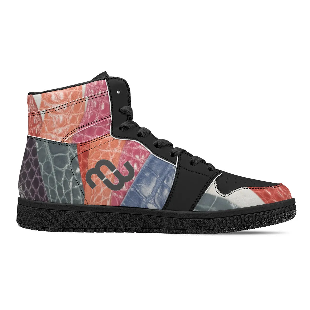 Local delivery Money Bottom High-Top Leather colors Sneakers D16 High-end design Bushae Leather Black - Synthetic