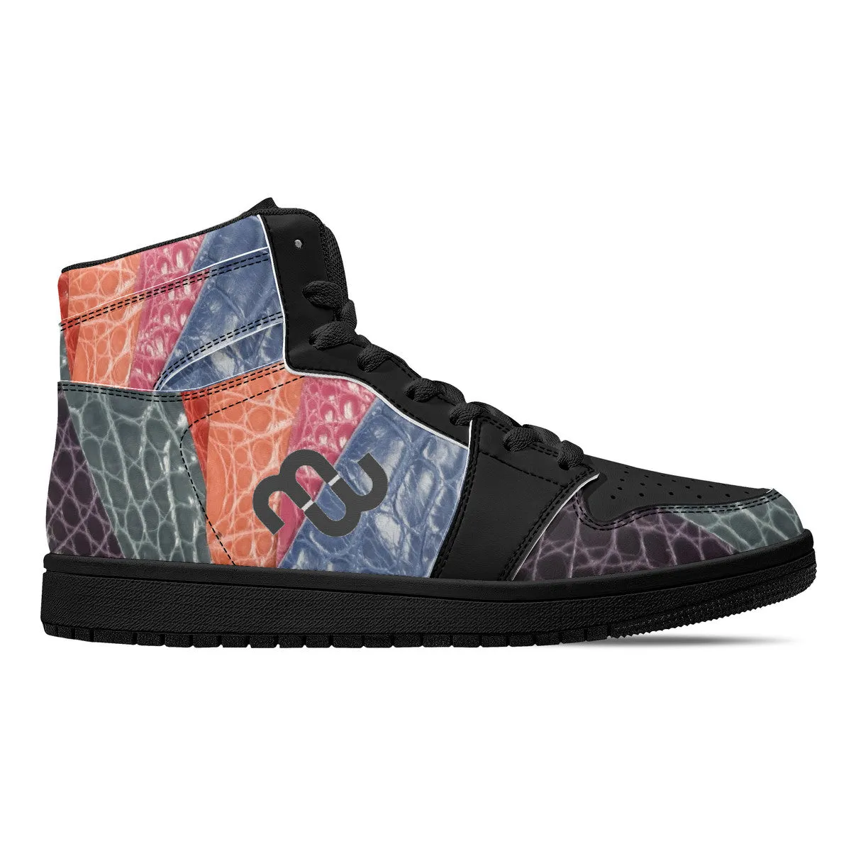 Local delivery Money Bottom High-Top Leather colors Sneakers D16 High-end design Bushae Leather Black - Synthetic