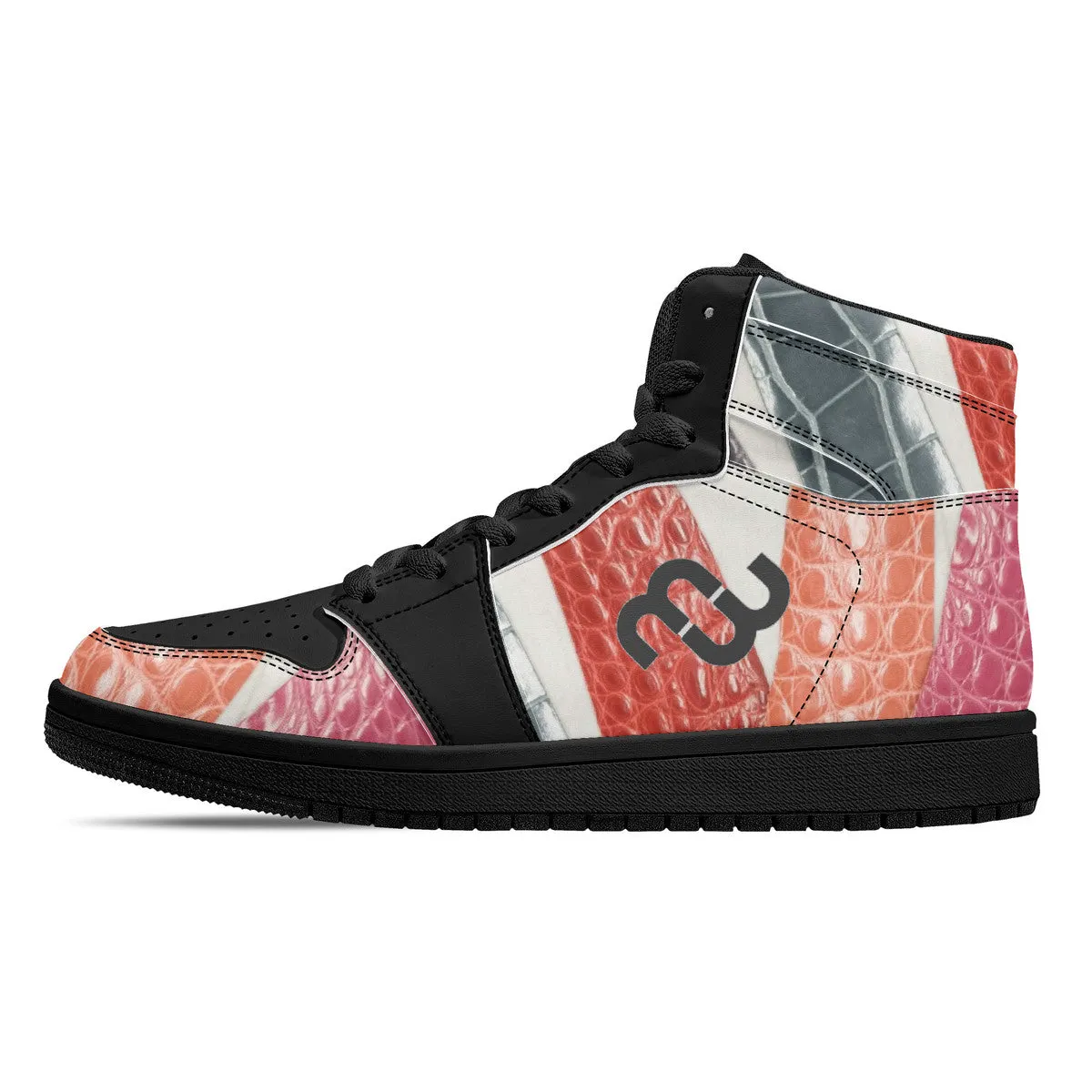 Local delivery Money Bottom High-Top Leather colors Sneakers D16 High-end design Bushae Leather Black - Synthetic