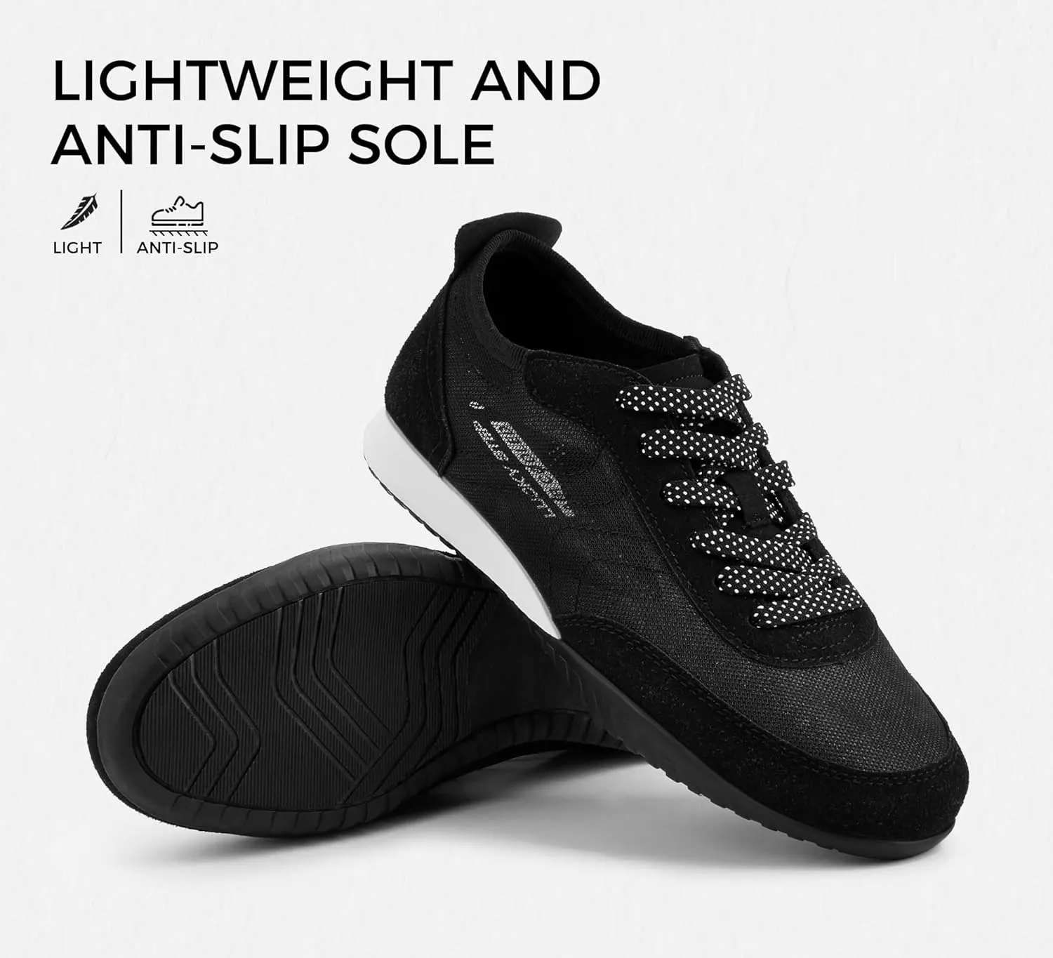 LUCKY STEP Women's Mesh Fashion Sneaker Colorblock Breathable Retro Lace-up Stylish Lifestyle Trendy Casual Walking Shoes
