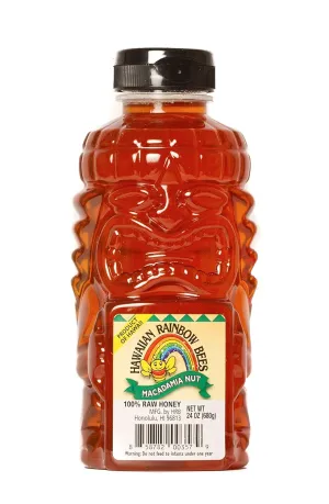 Macadamia Honey in a Tiki Bottle (24oz)