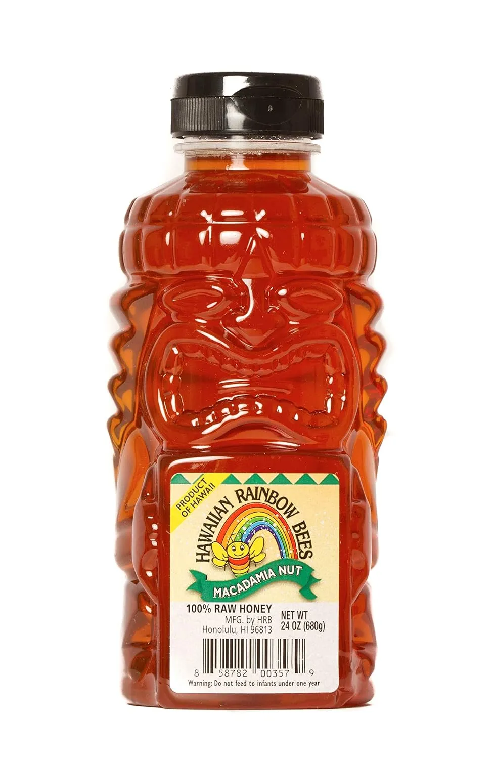 Macadamia Honey in a Tiki Bottle (24oz)