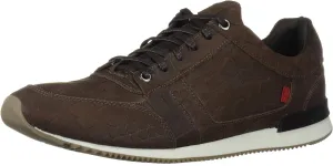 Marc Joseph New York Men's Leather Made in Brazil Luxury Fashion Trainer Croco Detail Sneaker