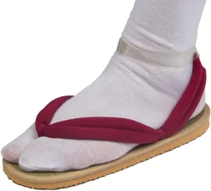 MEADOO Unisex Tanjirou Shinobu Zenitsu Cosplay Clog Shoes Kimetsu no Yaiba Cosplay Geta Sandals Prop Oshitari with Socks