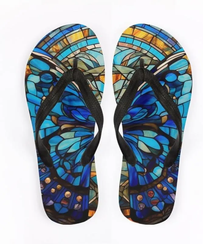 Men Hawaii Flip Flop Sandal Geometry Lightweight Thong Sandals Xmas Santa Claus Unisex Bathroom Orthotic Flip Flops