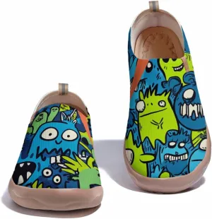Men's Art Design Sneakers, Slip-on Casual Loafers, Stylish, Light and Comfortable Sports Shoes Size 7-13