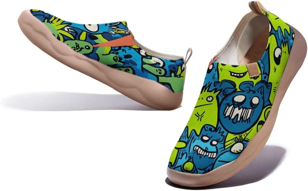 Men's Art Design Sneakers, Slip-on Casual Loafers, Stylish, Light and Comfortable Sports Shoes Size 7-13