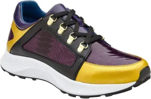 Men's H02 Adam Genuine Ostrich Leg and Soft Calf Sneaker