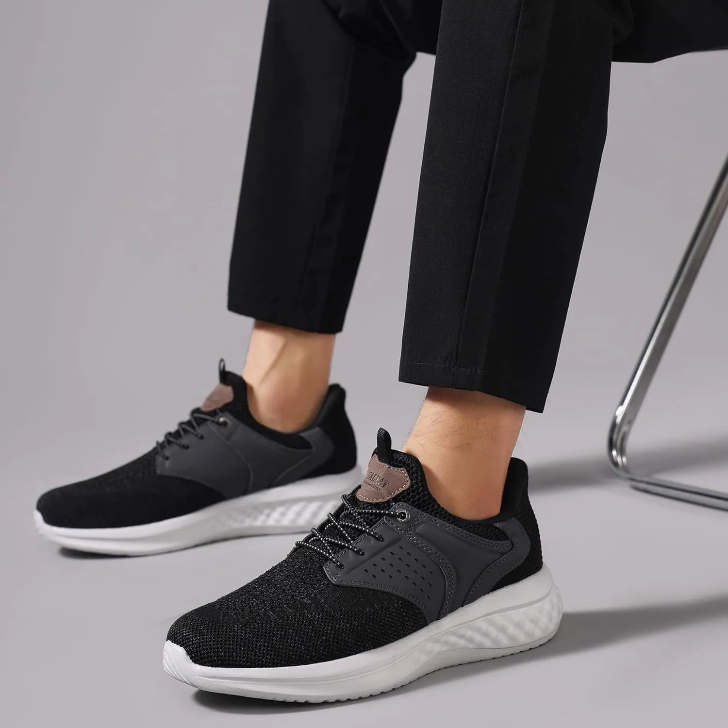 Mens Hands Free Walking Shoes Breathable Slip on Fashion Sneakers Daily Wear Casual Shoes