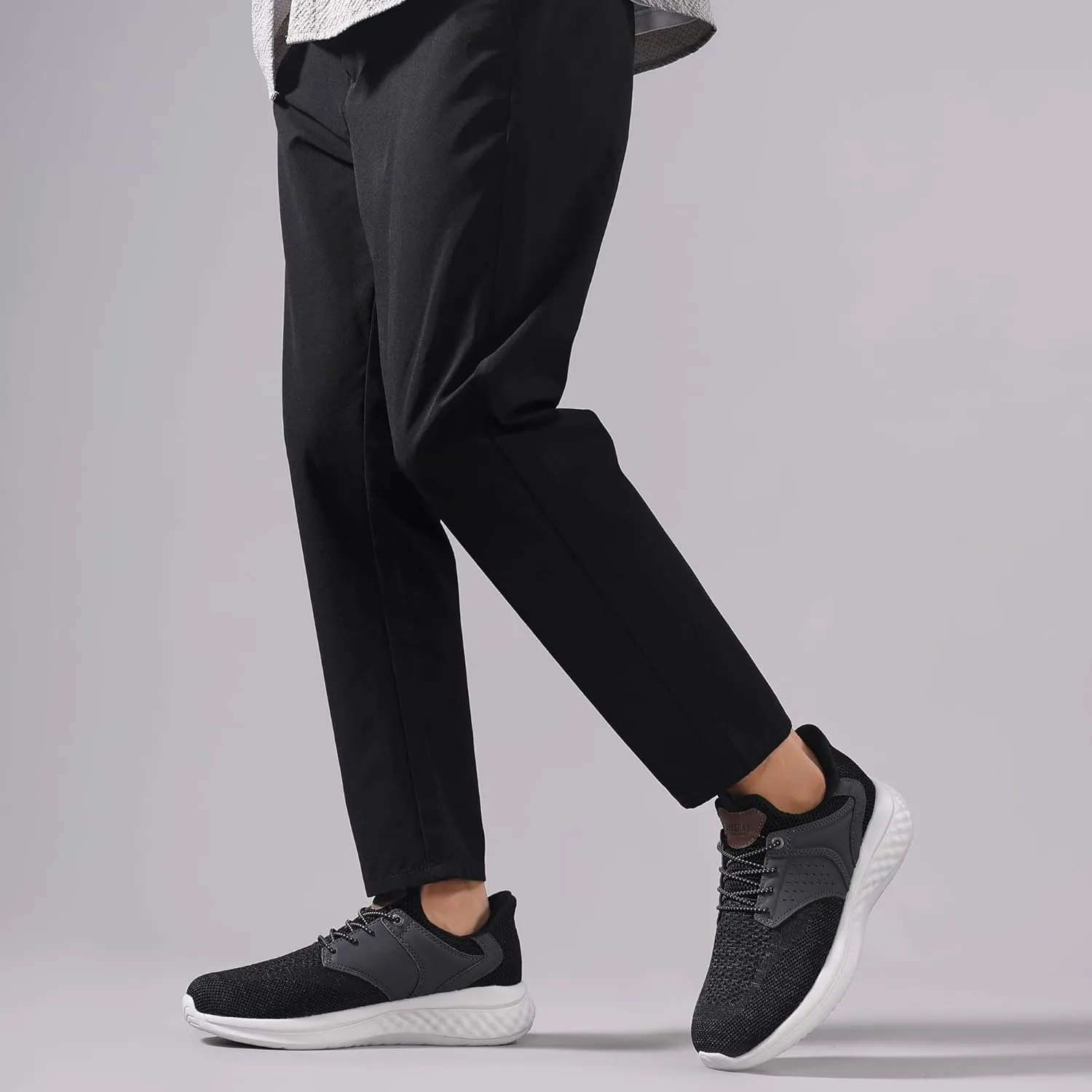 Mens Hands Free Walking Shoes Breathable Slip on Fashion Sneakers Daily Wear Casual Shoes