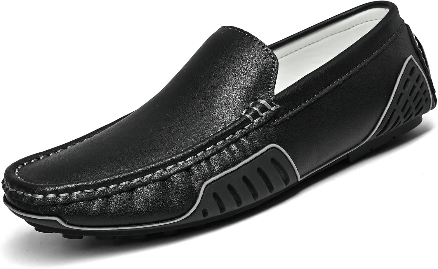 Men's Loafers Casual Shoes Slip On Driving Loafers Penny Loafers with Rubber Sole Soft Light-Weight Flats Boat Free Shoes…