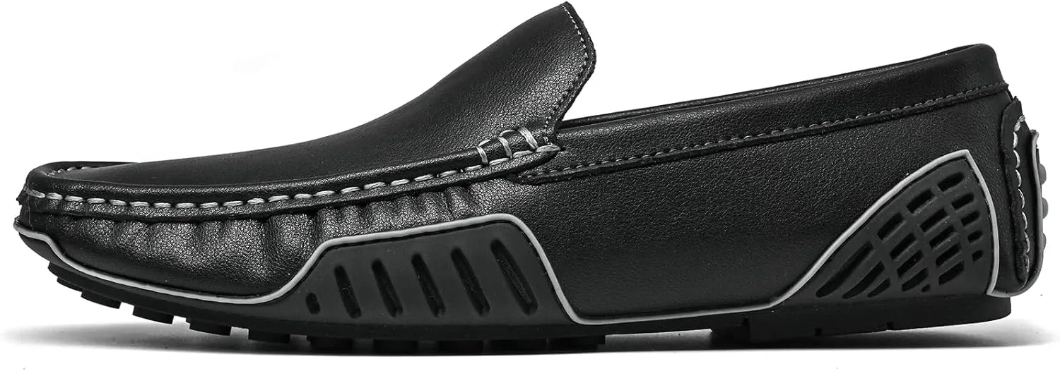 Men's Loafers Casual Shoes Slip On Driving Loafers Penny Loafers with Rubber Sole Soft Light-Weight Flats Boat Free Shoes…