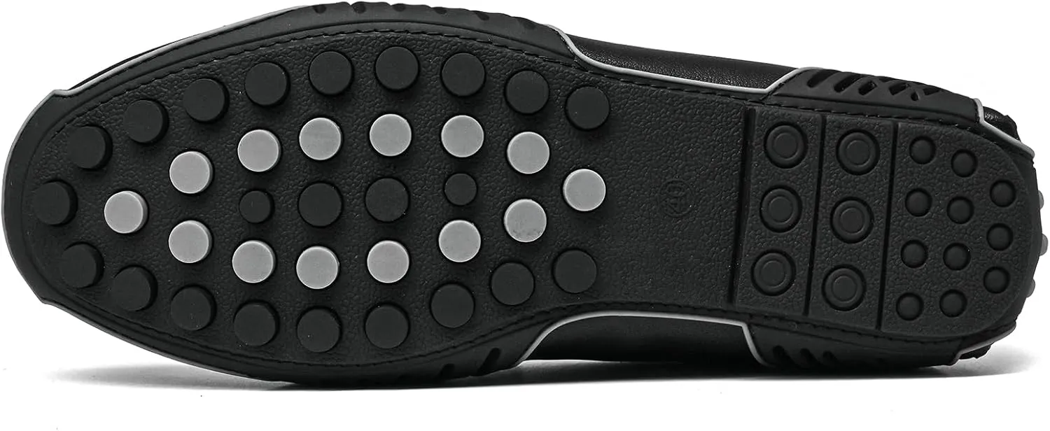 Men's Loafers Casual Shoes Slip On Driving Loafers Penny Loafers with Rubber Sole Soft Light-Weight Flats Boat Free Shoes…
