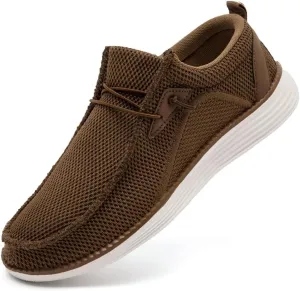Men's Loafers Slip On Walking Shoes Mens Boat Casual Work Sneakers for Men Loafer Running Tennis Lightweight Comfortable Shoes