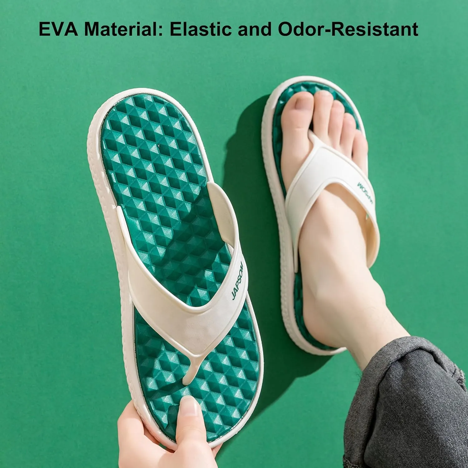 Men's Quick Drying Non-Slip Comfortable Flip Flops Men House Slippers