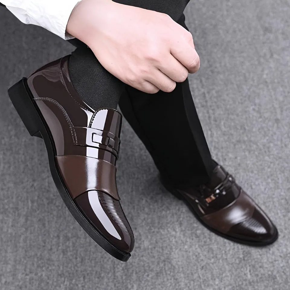 Men's Slip-on Formal Shoes | Light Brown Or Black