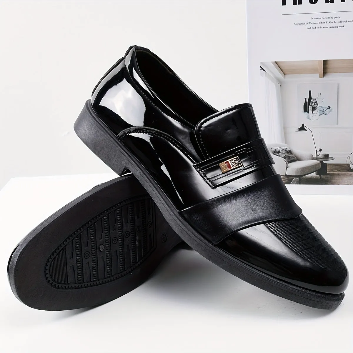Men's Slip-on Formal Shoes | Light Brown Or Black