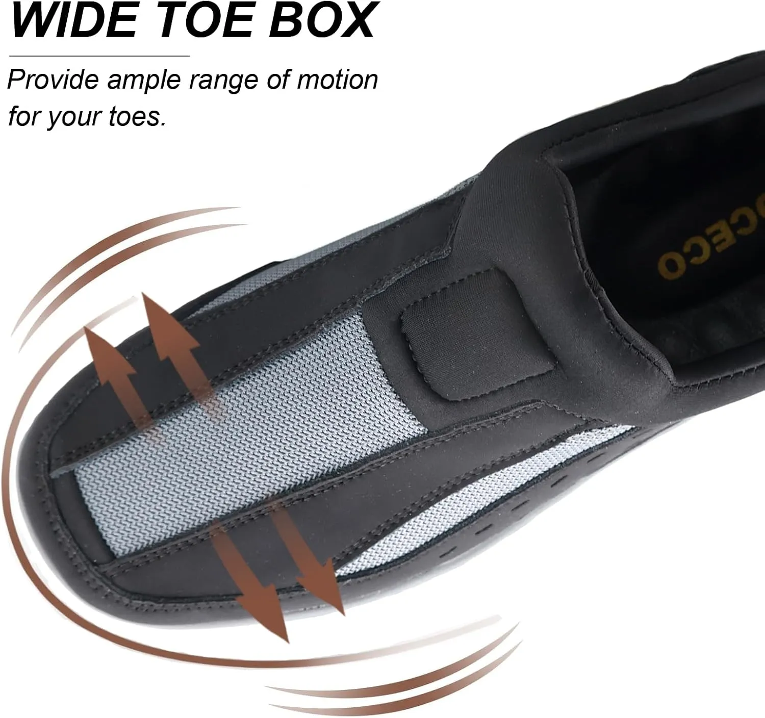 Mens Slip On Hands Free Loafers Causal Outdoor Walking Slip-Ins Breathable Step in Work Shoes