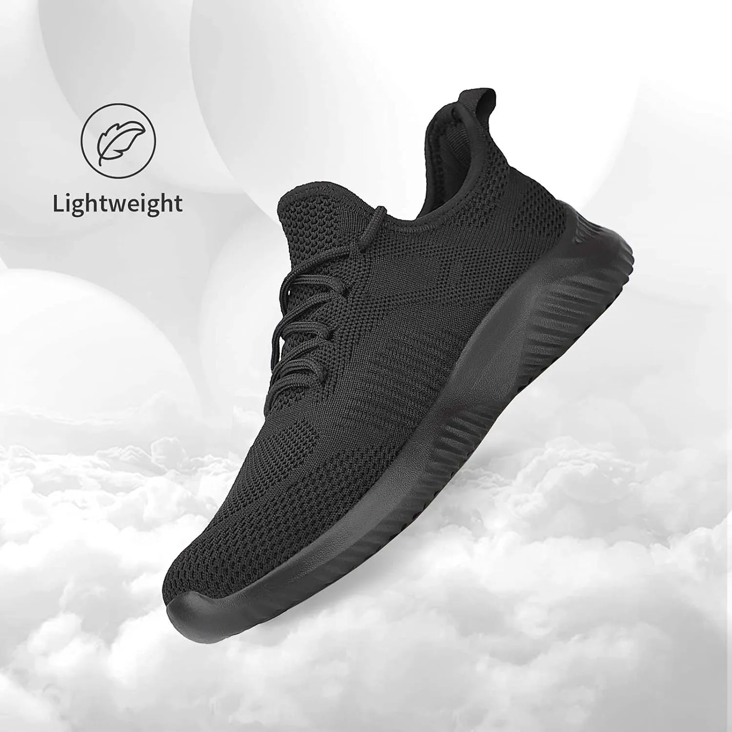 Mens Slip On Sneakers Non Slip Work Shoes Lightweight Mesh for Casual Tennis Running Walking Shoes