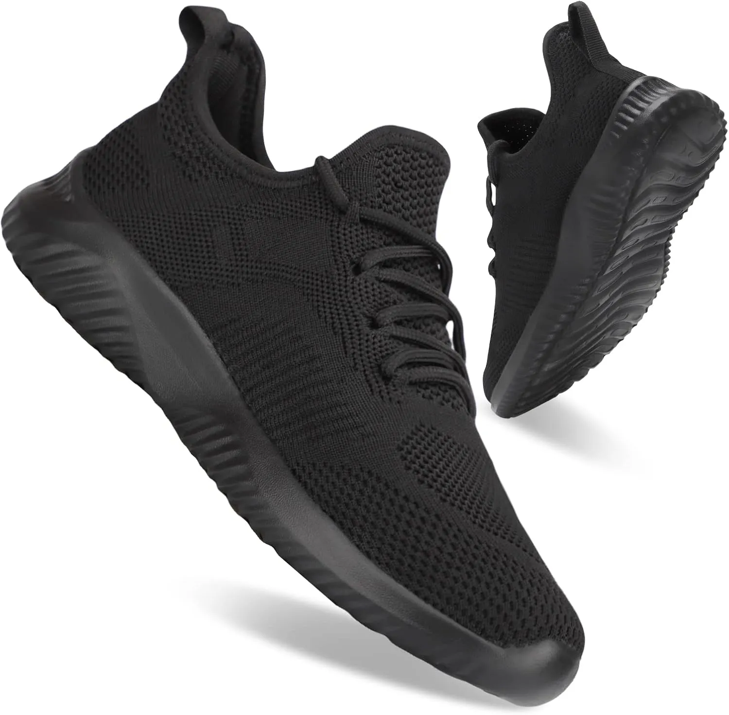 Mens Slip On Sneakers Non Slip Work Shoes Lightweight Mesh for Casual Tennis Running Walking Shoes