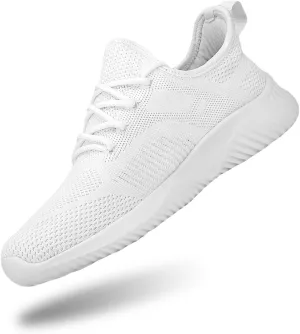 Mens Slip On Sneakers Non Slip Work Shoes Lightweight Mesh for Casual Tennis Running Walking Shoes