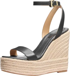 Michael Kors Women's Leighton Espadrille Wedge Sandal