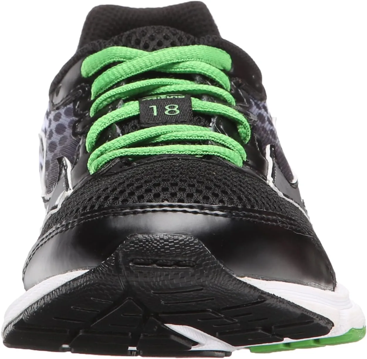 Mizuno Wave Rider 18 Junior Kids Running Shoe (Little Kid/Big Kid)