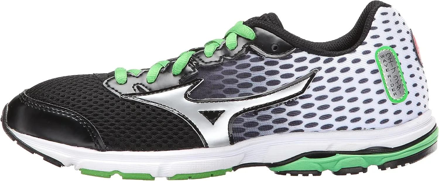 Mizuno Wave Rider 18 Junior Kids Running Shoe (Little Kid/Big Kid)