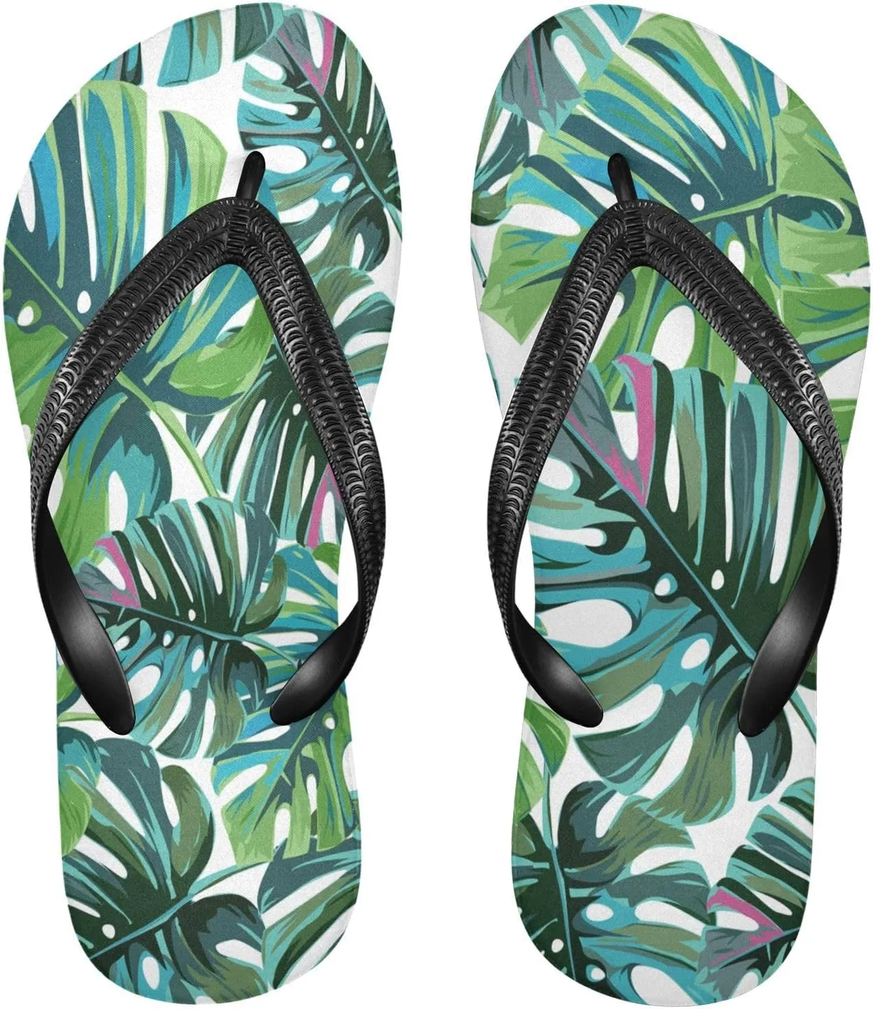MNSRUU EVA Rubber Flip Flops for Men & Women,Unisex Sandals Soft Cushion Footbed Comfort flip-flops