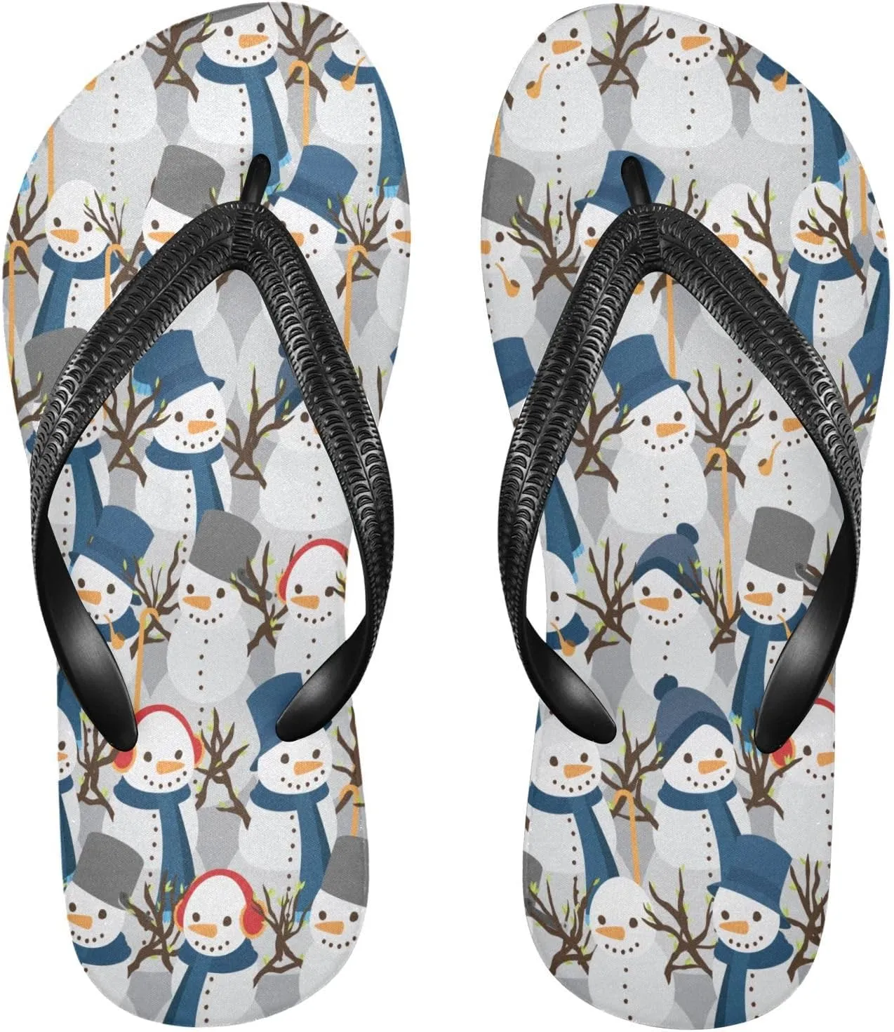 MNSRUU EVA Rubber Flip Flops for Men & Women,Unisex Sandals Soft Cushion Footbed Comfort flip-flops