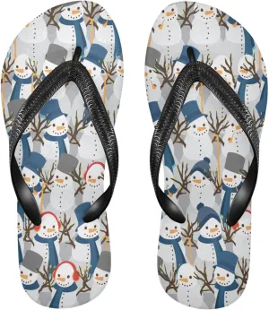 MNSRUU EVA Rubber Flip Flops for Men & Women,Unisex Sandals Soft Cushion Footbed Comfort flip-flops