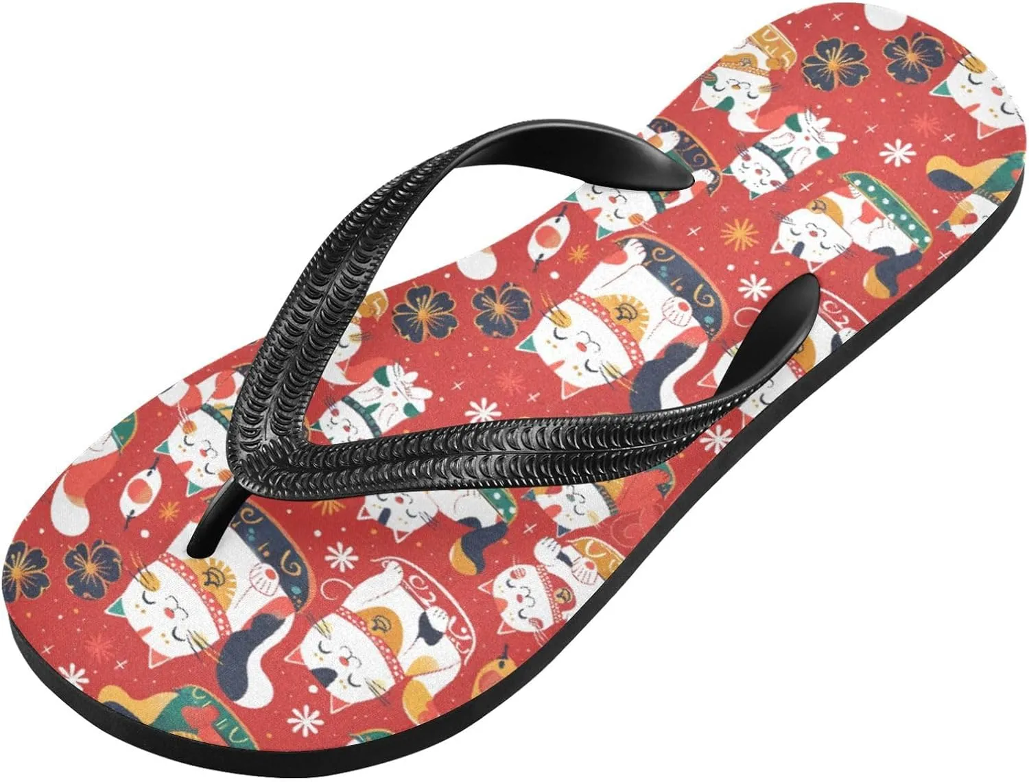 MNSRUU Flip Flops for Women Men Leopard Flip Flops Womens Slides Men Sandals Shower Slippers Summer Non-Slip Flipflops for Swim Beach Bathroom, XS