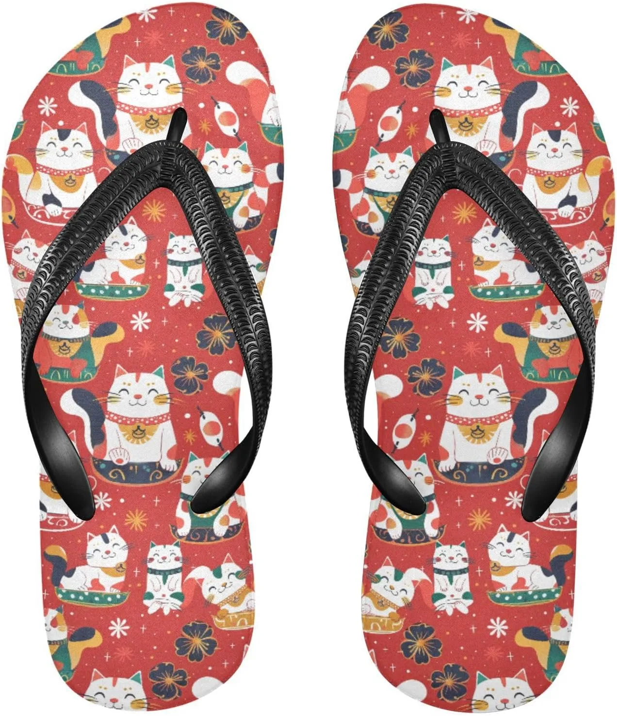 MNSRUU Flip Flops for Women Men Leopard Flip Flops Womens Slides Men Sandals Shower Slippers Summer Non-Slip Flipflops for Swim Beach Bathroom, XS