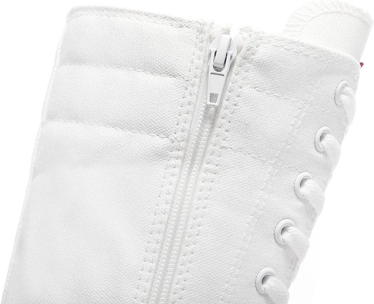 Momuk Girls Women Stylish Canvas Knee High Boots Causal Sneakers School Shoes Size 11 B(M) US White
