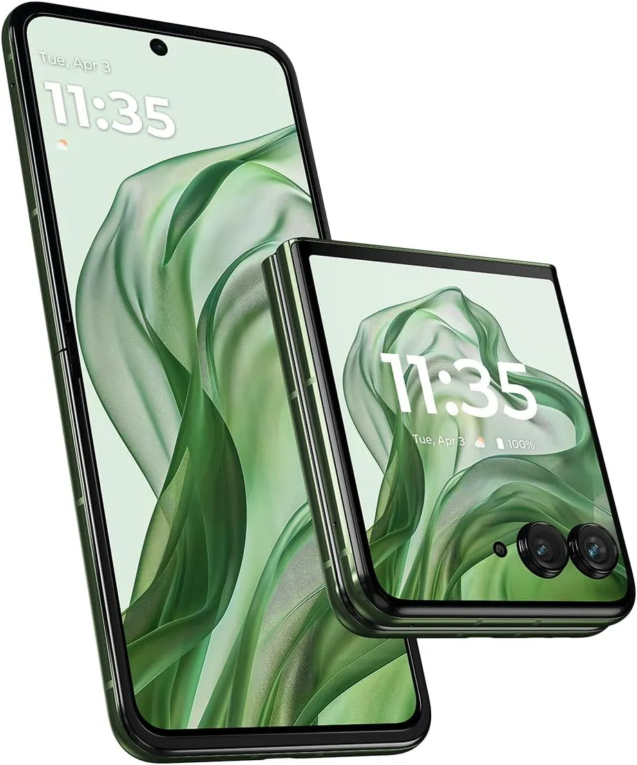 Motorola razr  | 2024 | Unlocked | Made for US 12/256 | 50MP Camera | Spring Green (Renewed)