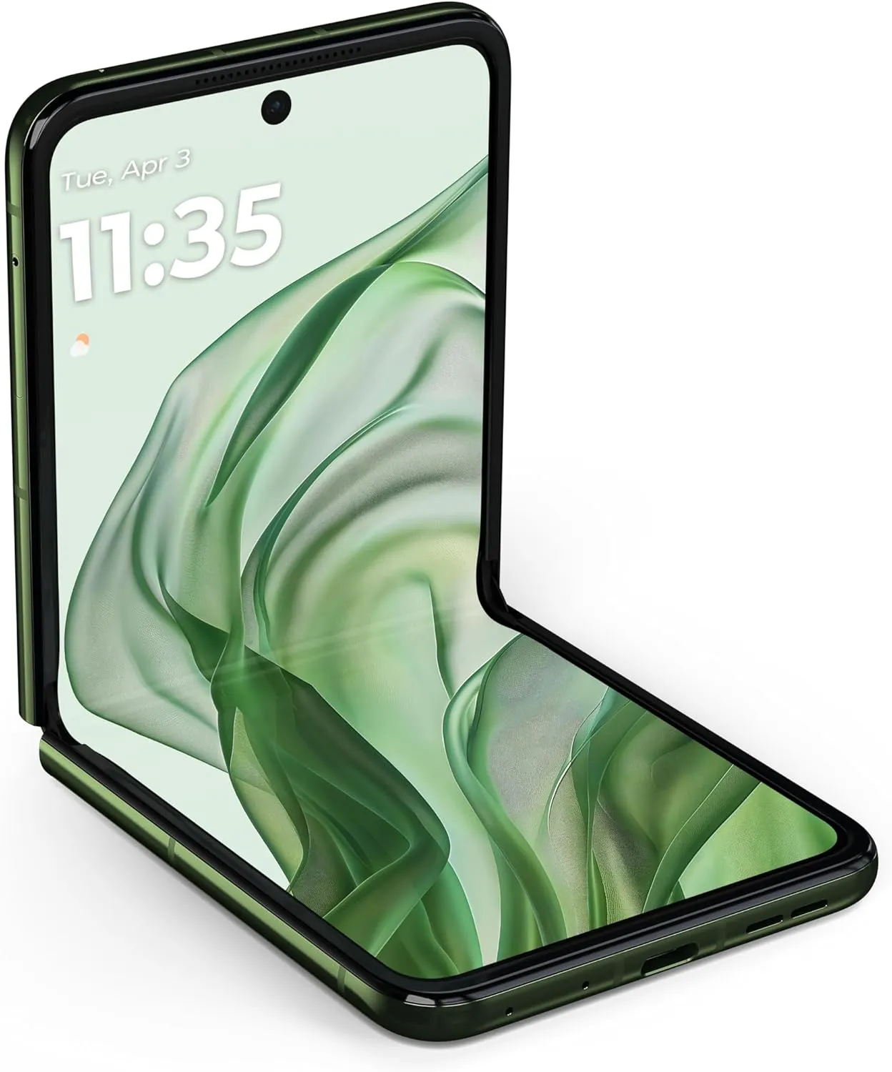 Motorola razr  | 2024 | Unlocked | Made for US 12/256 | 50MP Camera | Spring Green (Renewed)