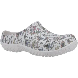 Muck Boots Women's Muckster Lite Clog in Light Grey/Floral Print