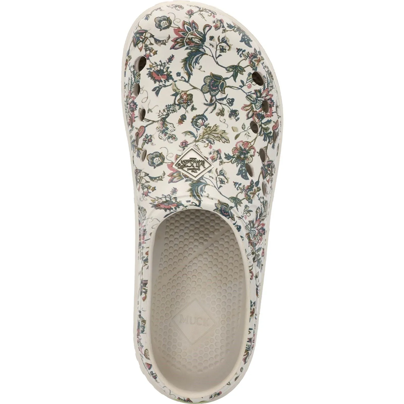 Muck Boots Women's Muckster Lite Clog in Light Grey/Floral Print
