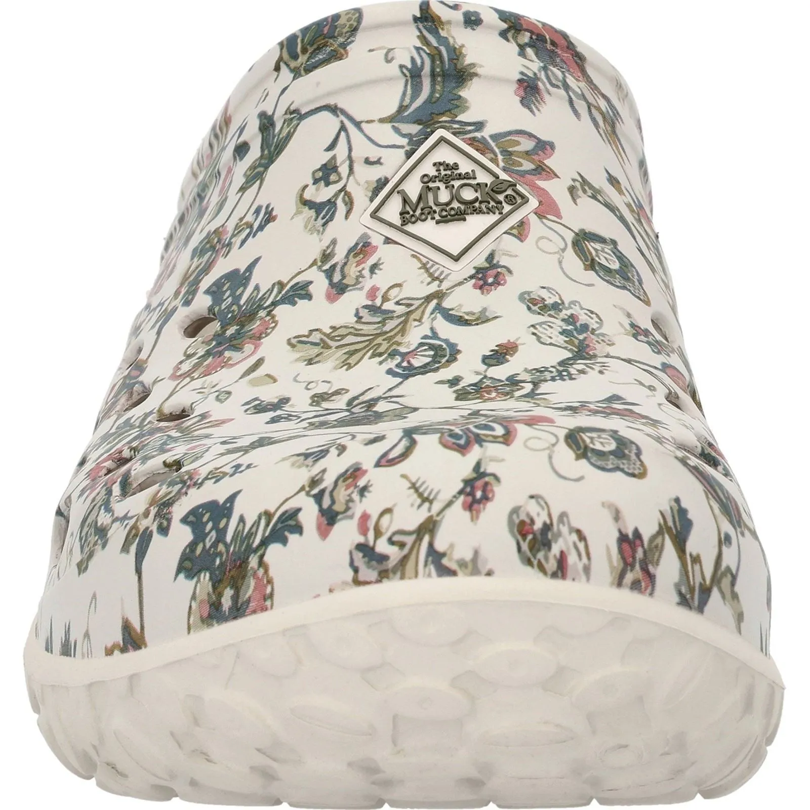Muck Boots Women's Muckster Lite Clog in Light Grey/Floral Print