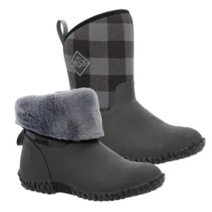 Muckster 11 Mid Fleece - Plaid Black