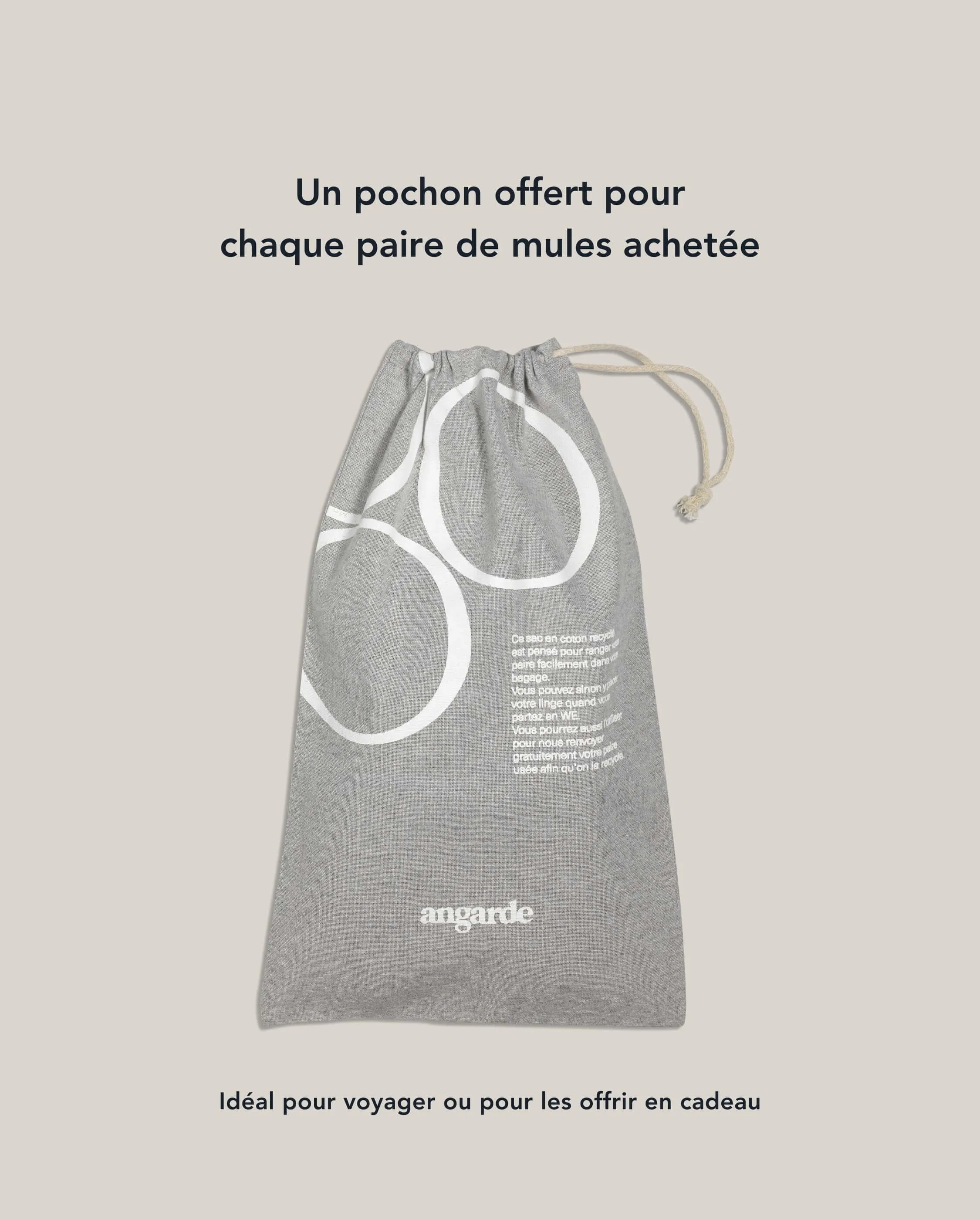 Mule femme laine, gris paillettes