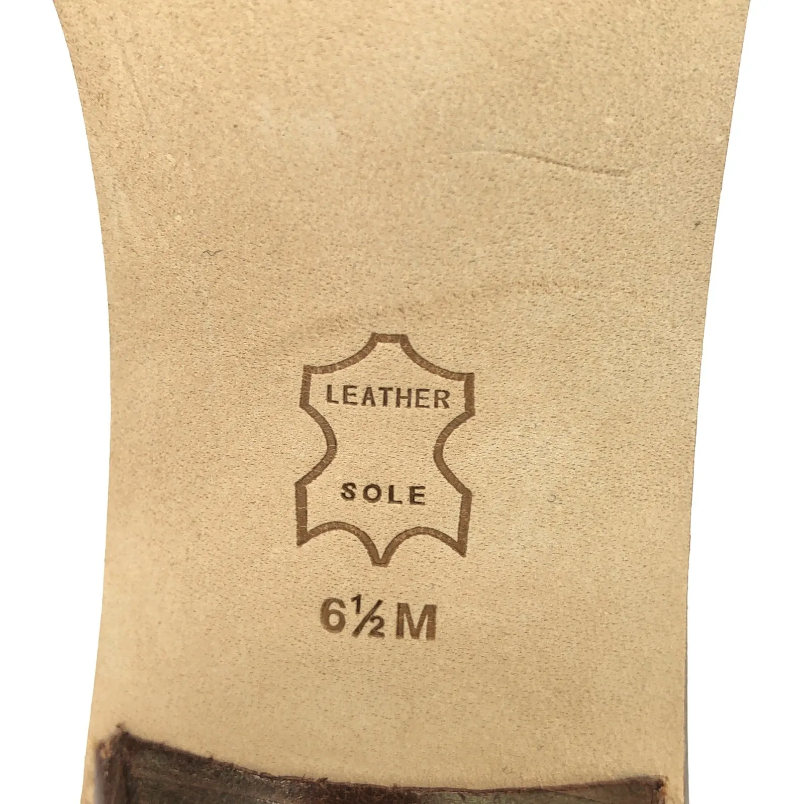 Mule Mule Sandals Leather Beige