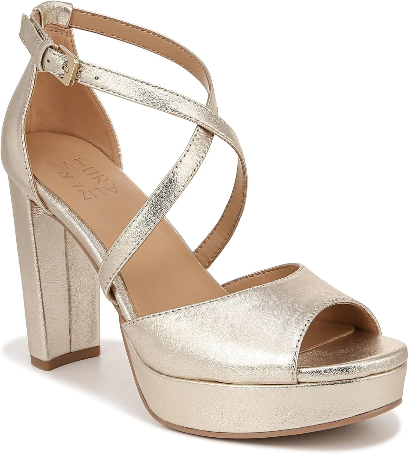 Naturalizer Women's Melody Ankle Strap Heeled Sandal