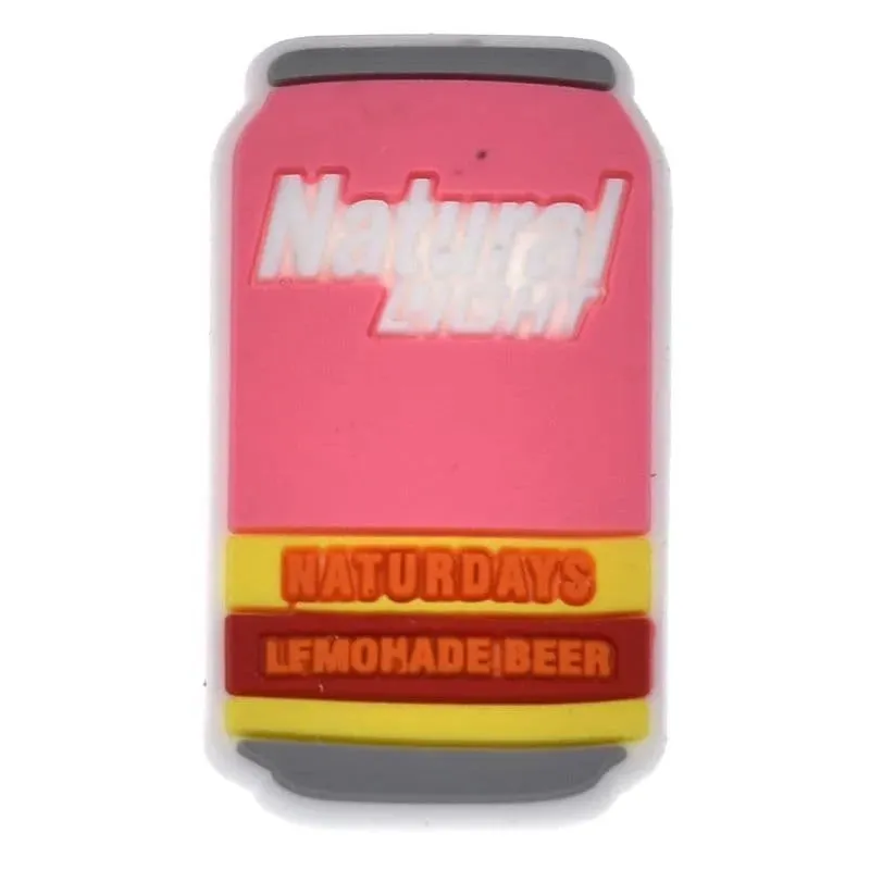 Naturedays Natuaral Light Lemonade Beer Beer Can Shoe Charm