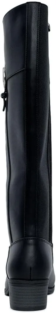 Nautica Women's Tall Shaft Riding Boots: Stylish Knee-High Dress Shoes for Fall & Winter