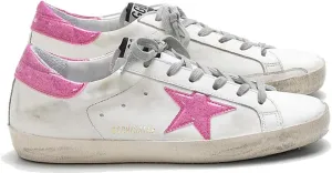 nesho Women's Trainers Sneakers Leather Casual Walking Shoes Super Star Slide